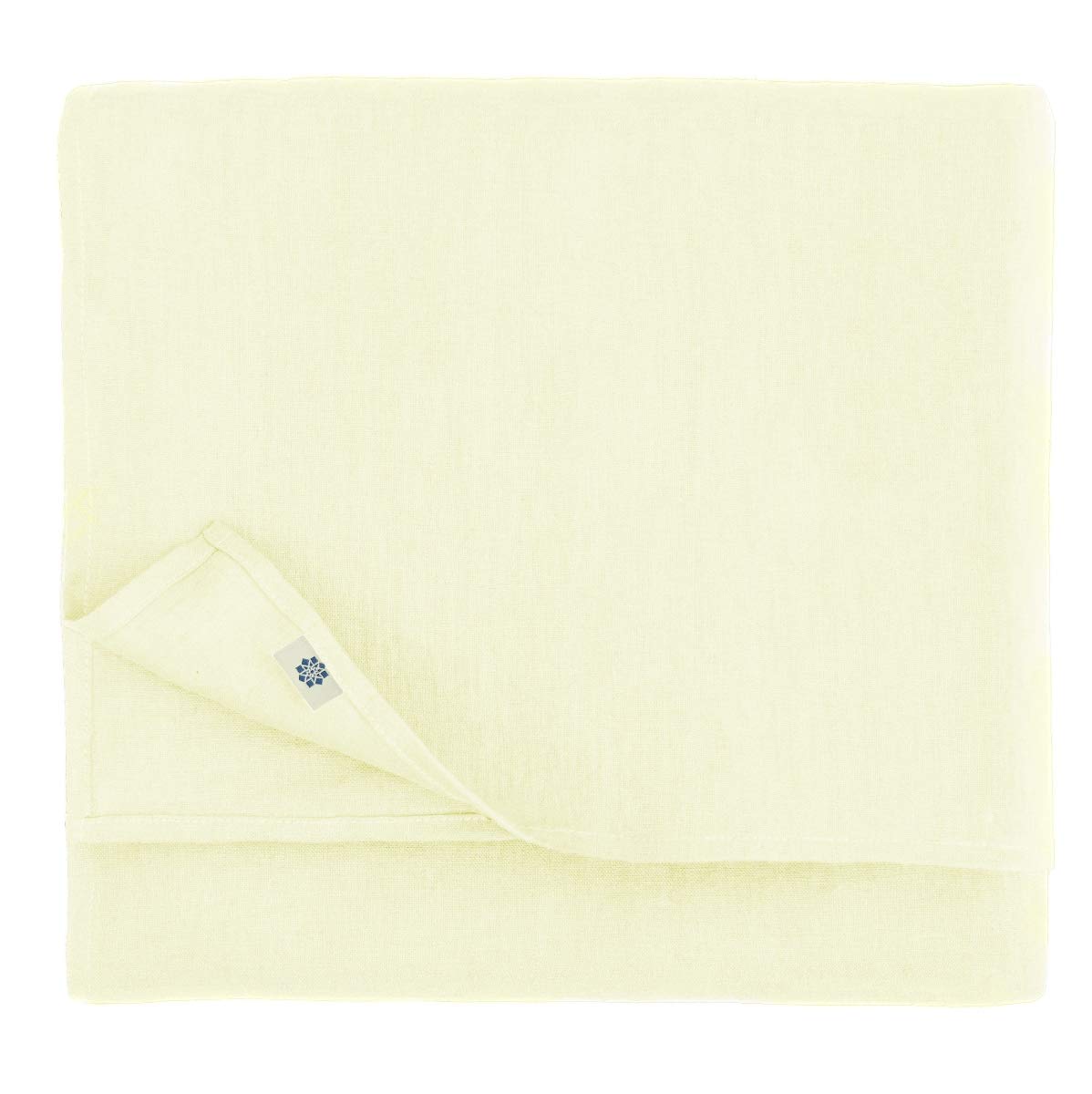 Linen & Cotton Tablecloth Table Linen Cloth Cover Hygge - 100% Linen, Ecru (140 x 350 cm) Rectangular Washable Long Table Cloth for Home Kitchen Dining Decoration Restaurant Hotel Summer Party