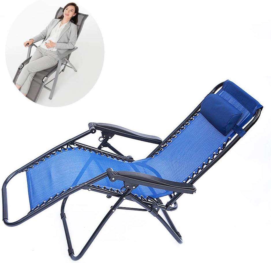 qwertyuio Zero Gravity Deck Chair Qwertyuio Comfortable Folding
