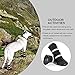 Petacc Dog Shoes Waterproof Dog Boots Anti-Slip Snow Boots Warm Paw Protector for Dog in Winter Size S with Black