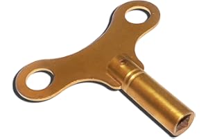AEspares Key for Clock Winding Mechanical Clock Crank Winder Key Tool Brass Made (Key No. 18-6.75mm I.D.)