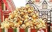 Benevelo Gifts 6 Tier Gourmet Nuts & Snacks Holiday Gift Set | Chocolate Caramel Drizzled Popcorn, Peppermint Pretzels, Honey Glazed Almonds, Old Fashioned Christmas Candy Mix, and Holly Jolly Mix