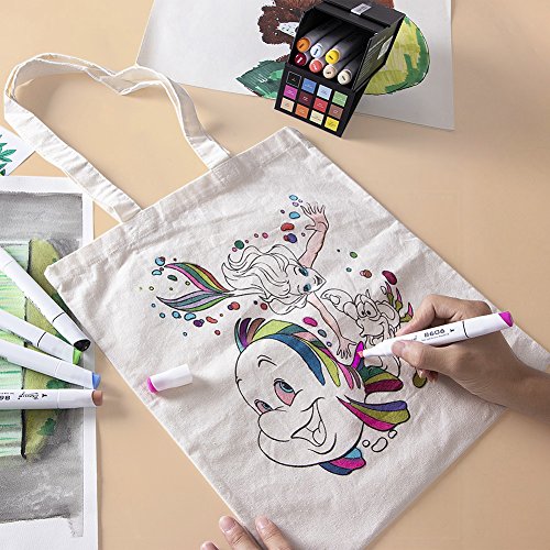 Bianyo Artist Drawing Pen, Fine and Chisel Tip, 12 Colors - Thumbnail 5