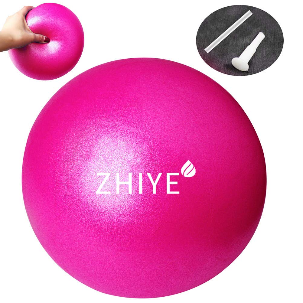 ZHIYE Mini Pilates Ball Yoga Small Exercise Ball Core Fitness Bender