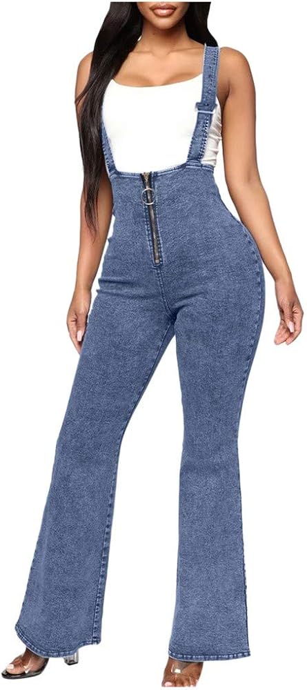 overall flare pants