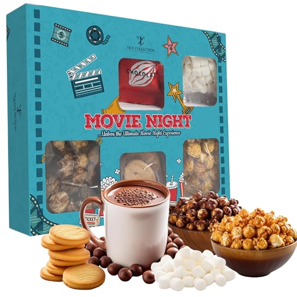 MOVIE NIGHT HAMPER SNACK BOX, MOVIE NIGHT SNACKS,...