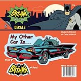 Batman Classic 1966 TV Series Batmobile Car Window Sticker Decal