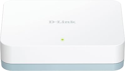 D-Link DGS-1005D 5-Port Gigabit Desktop Network Switch Hub Plug and Play UK