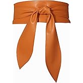 Earnda Womens Fashion Obi Belt Wrap Wide Cinch for Dress Solid Color Belts