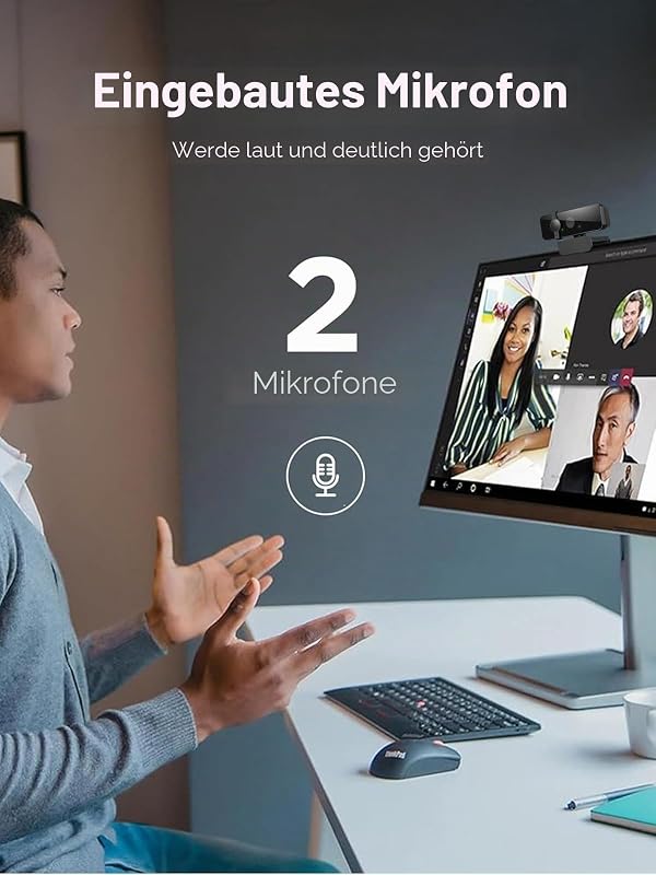 310 FHD Webcam Black