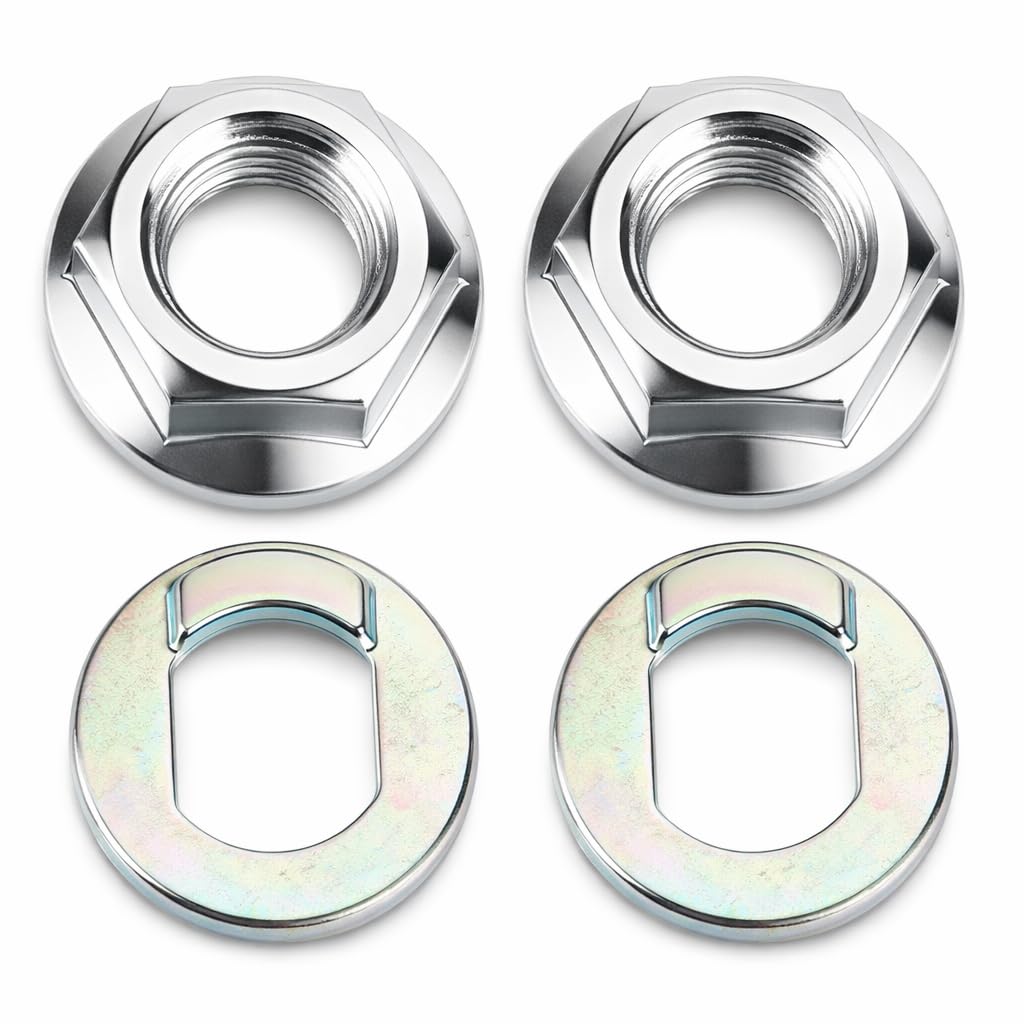 Electric Scooter Wheel Nuts, durable steel alloy Motor Nut Replacement front wheel maintenance for DIY repair enthusiasts mechanics urban commuters