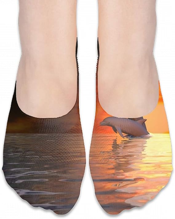 Amazon レディース ソックス くるぶしソックス くつ下 かわいい靴下 キャラクターソックスイルカ フットカバー パンプスソックス 通販