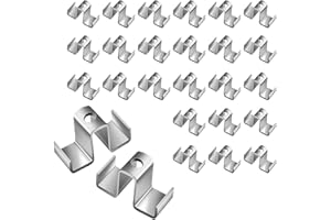 Grating Saddle Clip | 25-Piece Heavy Duty Galvanized Grating Saddle Clamp | Fixing Fastener Weather Proof Clamp for Workers T