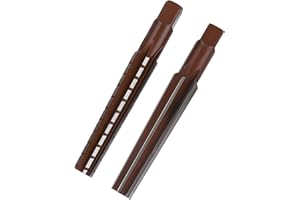 High Carbon Steel 2PCS MT1# MT2# MT3# MT4# MT5# Morse Taper Reamer Set, Rough, Fine, and Straight Shank for Tapered Hole, Pre