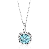 JEAN RACHEL JEWELRY 925 Sterling Silver Necklace for Women - Rope with Cubic Zirconia Vintage Design - Hypoallergenic, Lead & Nickel Free Jewelry - Artisan Handcrafted Statement Necklace