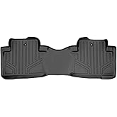 SMARTLINER Custom Fit Floor Mats 2nd Row Liner for 2009-2015 Honda Pilot