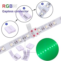 FSJEE 12MM 5PIN RGBW LED Strip Connector Kit with