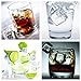 LuckyStar365 20 PCS Clear Acrylic Ice Cubes Square Shape,Fake Artificial Acrylic Ice Cubes for Photography Props&Kitchen Decoration 1inch/2.5cm
