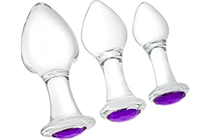 Crystal Anal Plug Bum Plugs Jewelry Anal Trainer Toys Glass Massage Butt Plug Large Medium Small Anal Stimulation Sex Toy for