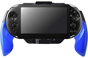 Gam3Gear Plastic Hand Grip Handle Holder Case Bracket for PS Vita 2000 Blue