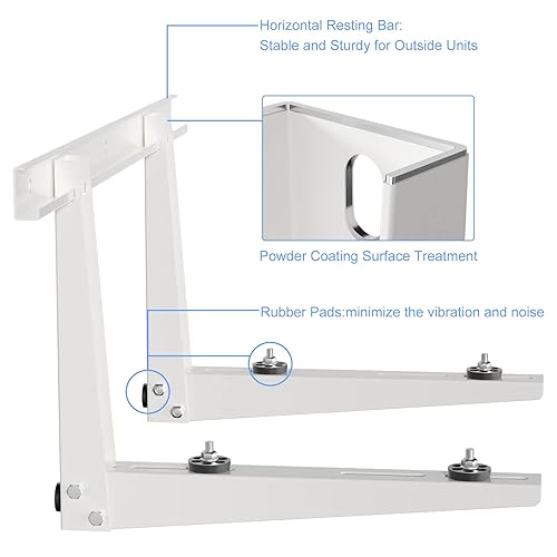 Mini Split Wall Mounting Bracket for 7000-18000BTU Mini Split Brackets  Outside Universal Heat Pump System Support up to 330 lbs in Dubai - UAE |  Whizz Air Conditioner Accessories