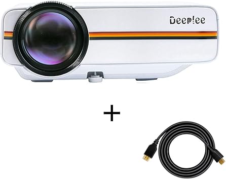 Proyector, Deeplee Mini Vídeo Proyector Portatil 1500 Lumens LCD ...