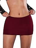 SweatyRocks Women's Casual Elastic Waist Solid