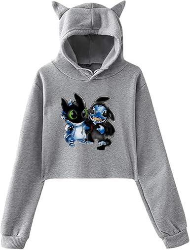 stitch hoodie with ears