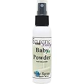 Eclectic Lady Baby Powder Body Spray, 2 ounces, Body Mist for Women with Clean, Light & Gentle Fragrance, Cologne with Soft, Subtle Aroma For Daily Use