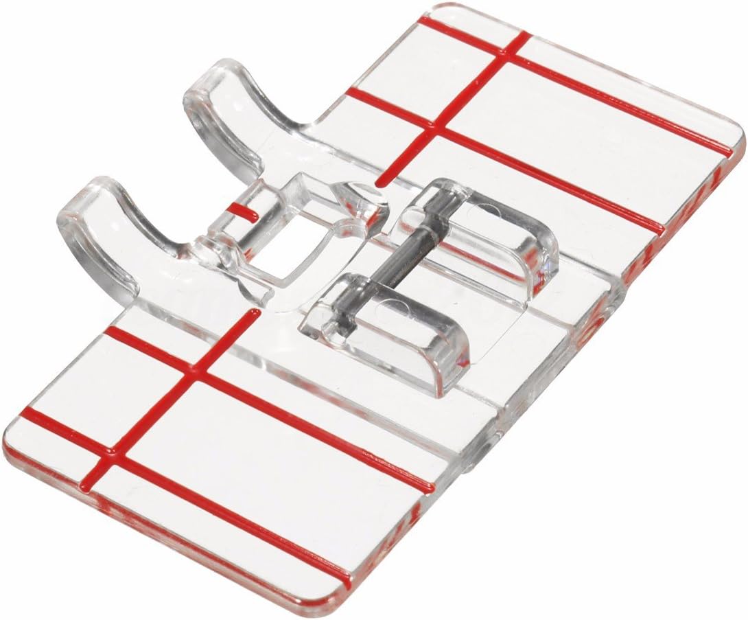 Border Guide Sewing Machine Presser Foot Parallel Stitch Feet Tool Fits All Low Shank Snap-on Singer, Brother, Babylock, Euro-Pro, Janome, Kenmore, White, Juki, New Home, Simplicity, Elna and More