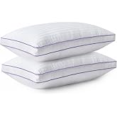 Dreamara King Size Pillows Set of 2 for Sleeping, Down Alternative Bed Pillows with Gusseted Design, Hotel Quality Feel, Soft Yet Supportive, Machine Washable
