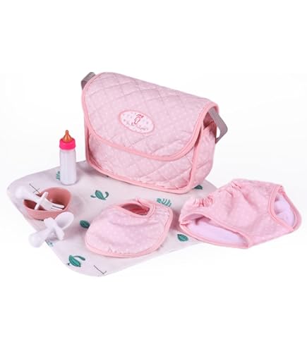 Cuna-Parque para muñecas de hasta 45 cm - Bayer Chic 2000 - Lunares frambuesa-rosa Cuna-Parque para muñecas de hasta 45 cm - Bayer Chic 2000 - Lunares frambuesa-rosa