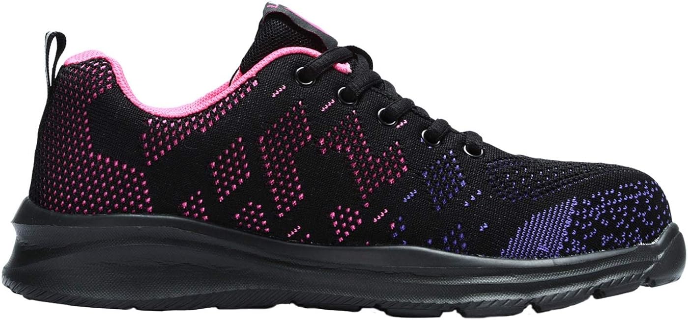 LARNMERN Steel Toe Shoes Work Men Women Safety Lightweight Slip Resistant Indestructible Shoes: Shoes