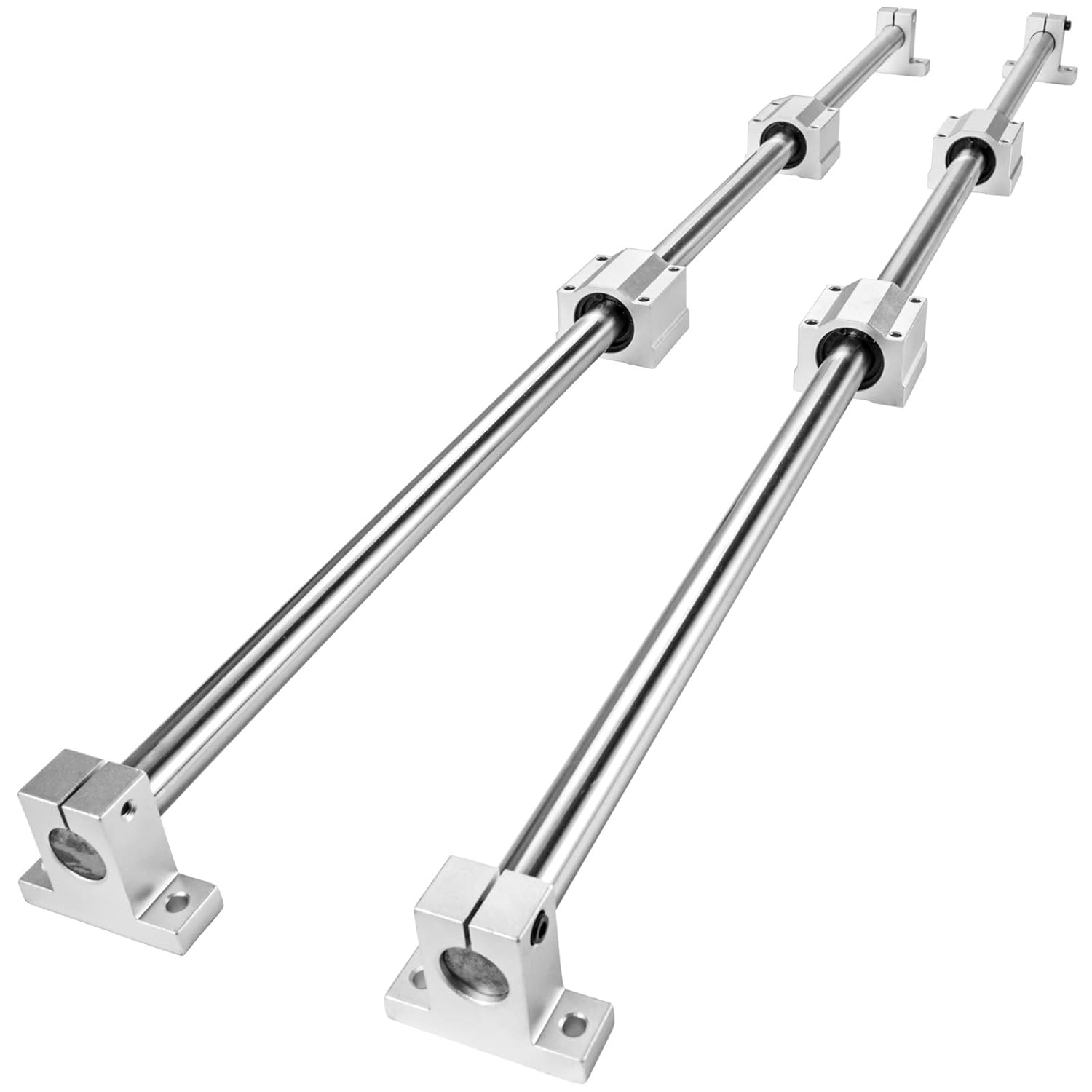 BestEquip Linear Rail Slide 2PCs 20mm x 300mm Linear Bearing Slide Set