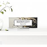 ARTSWAVE Custom Desk Name Plate - Personalized Desk Name Plate - Name Plate for Desk - Desk Accessories & Workspace Organizers - Office Decor for Women - Unique Gifts for All Occasions