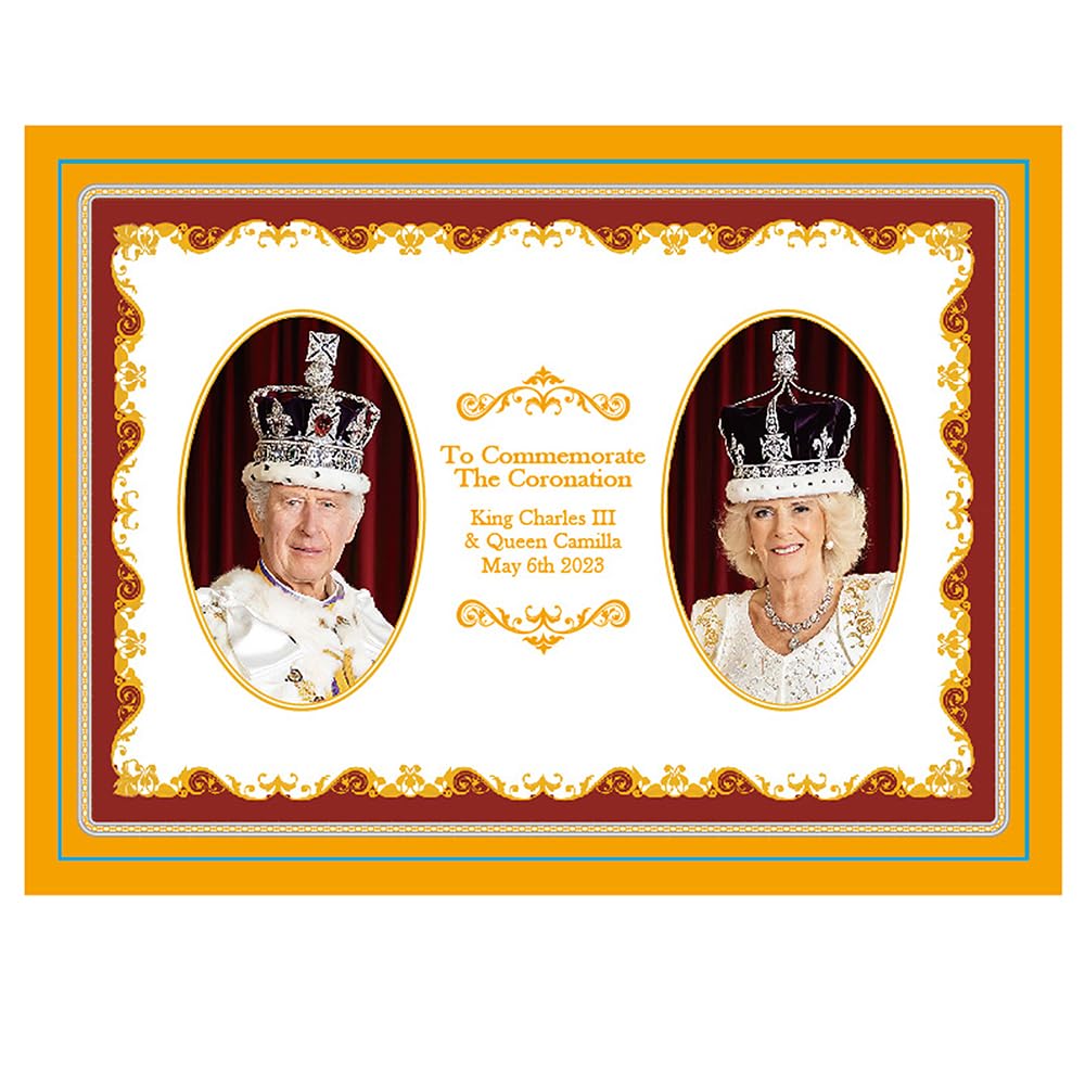 Lesser & Pavey Charles III & Queen Camilla Coronation Magnet | His Majesty King Commemorative Gift | British Designed Magnet | Limited Edition Royal Heritage
