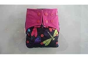 JOBEBE AIO Reusable Washable Cloth Diaper Nappy Charcoal Bamboo Insert Overnight (A32)