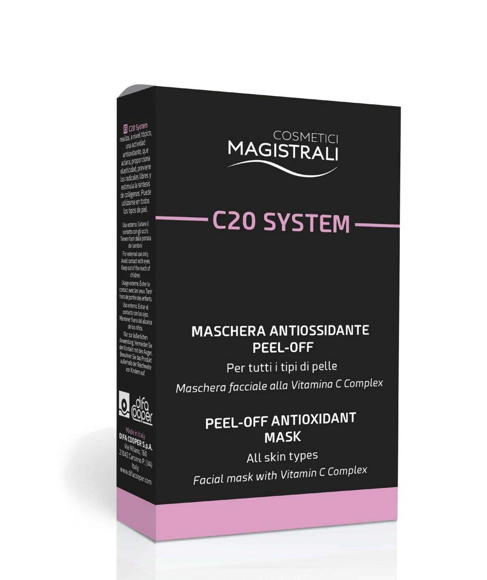 COSMETICI MAGISTRALI C20 System Anti-Oxidant Peel-Off Mask - 5 x Single Dose Sachets 5 ml