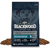 Blackwood Complete & Balanced Diet Dry Dog Food, Chicken Meal & Brown Rice with Ancient Grains, 10 Pound Bag, Slow Cooked with Vitamins & Minerals