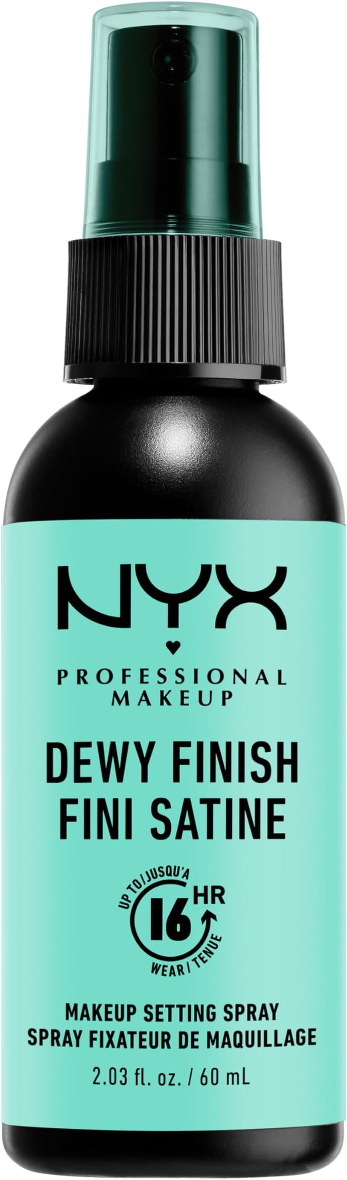 NYX Professional Makeup Dewy Setting Spray Long Lasting Vegan Formula 60ml