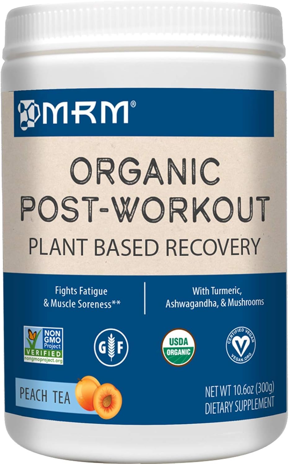 MRM Organic Post Workout 300 g,Orange DailyNutriPlus LLC