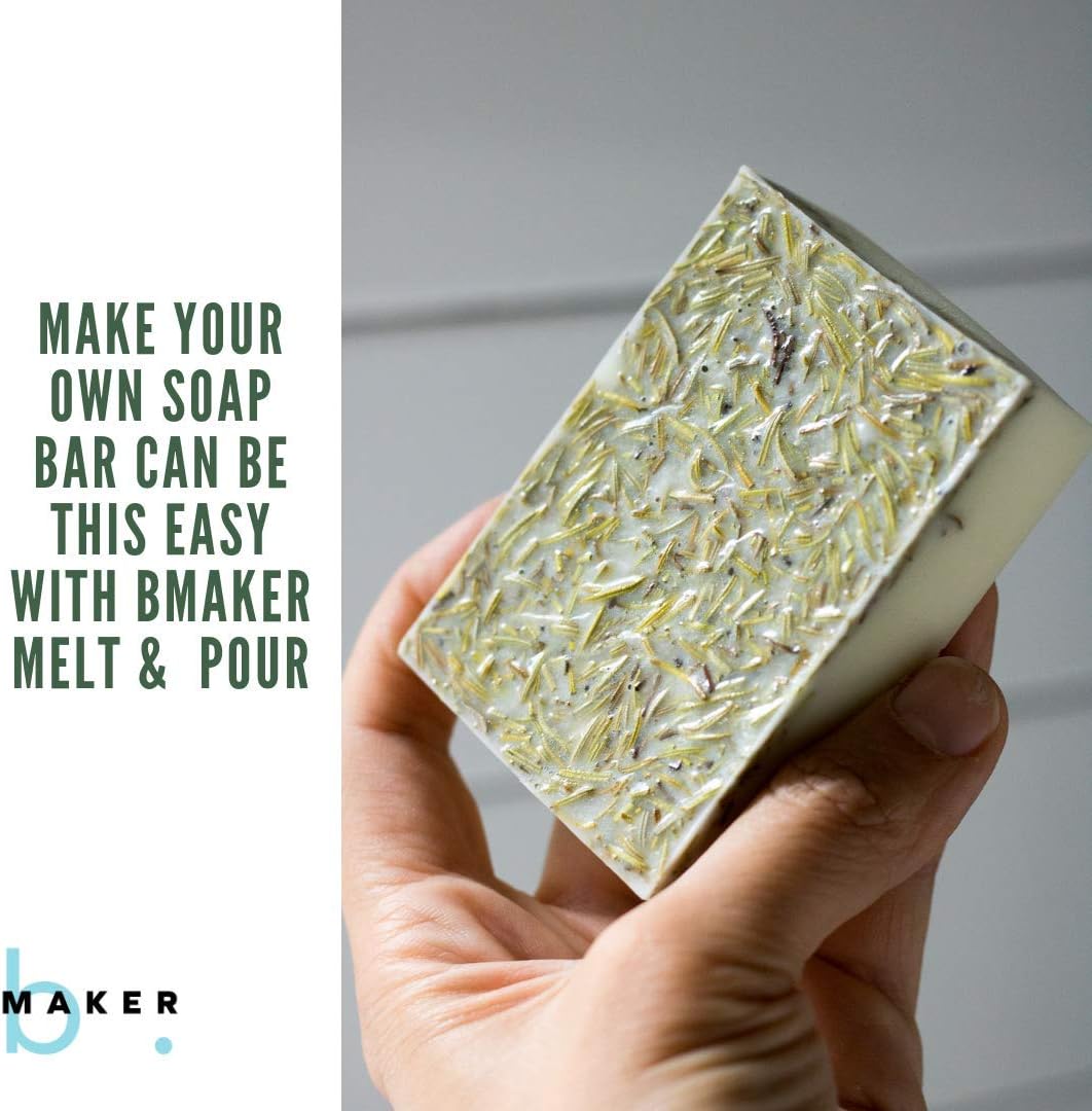 bMAKER All-Natural Goats Milk Melt and Pour Soap Base (2lb Blocks) - Moisturizing and Nourishing M&P Base Soap Making Supplies - Suitable for Sensitive or Dry Skin: Arts, Crafts & Sewing