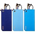 EZESO ESSENTIAL SKINCARE 3 Pack Eyeglass Cases - Soft Felt Slip-in Pouch Case - Glasses Storage Case Makeup Pouch