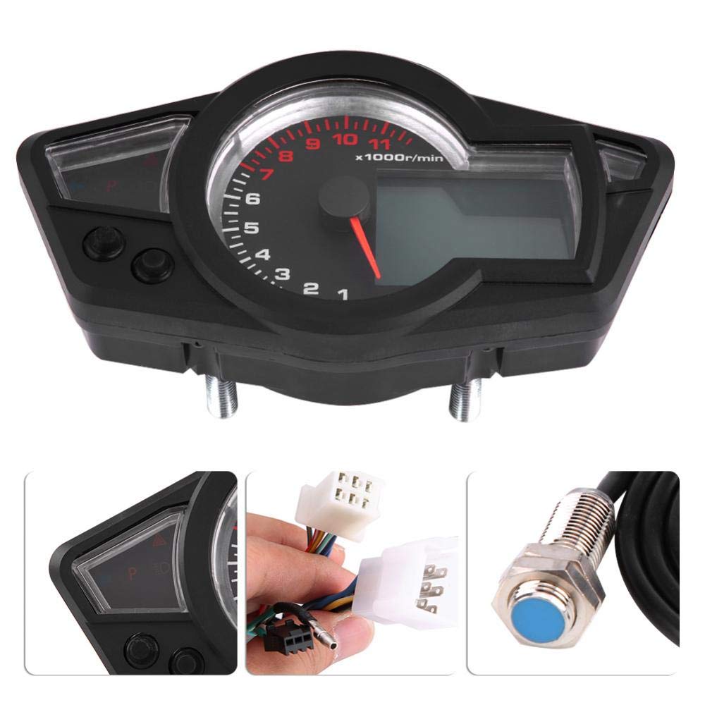 Speedometers Automotive Acouto Universal 15000RPM Motorcycle LCD