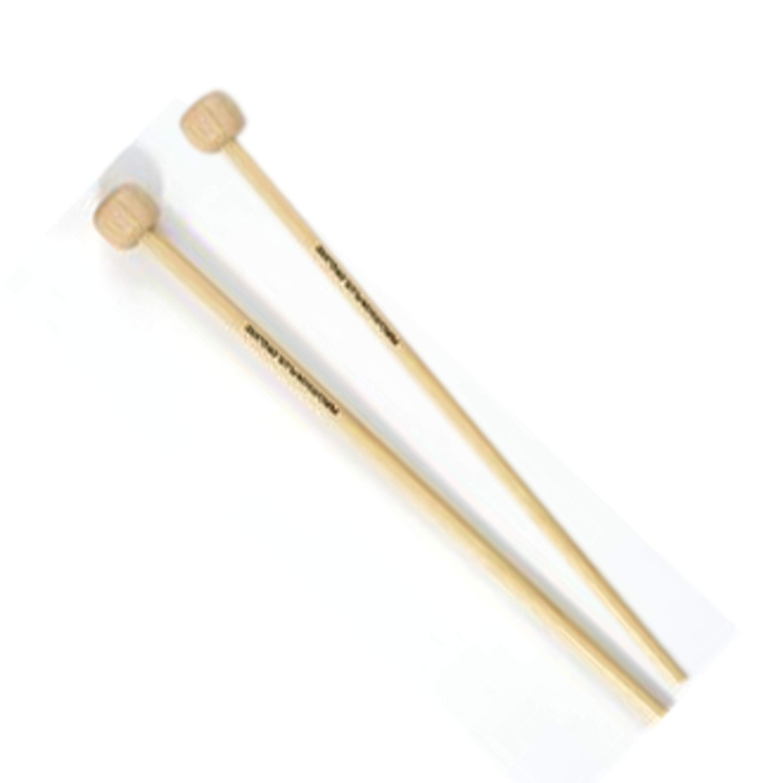 Percussion Plus PP081 Professional Beech Wood Barrel Xylophone or Woodblock Mallets - Hard