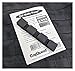 Del Molle Panel for Name Tapes - 1 inch x 5.25 inches - Black