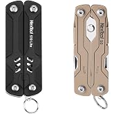 NexTool Mini Sailor Lite and Micro Sailor Scissor S0 Multitool Bundle | 2-Pack Bladeless Travel-Friendly Keychain Tools with Pliers, Serrated Scissors, SIM Extractor, Screwdrivers &amp; File, TSA-Compl