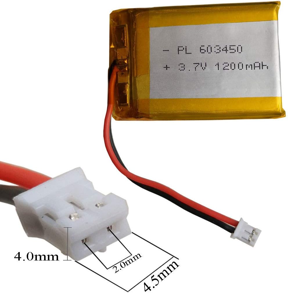 603450 Battery, 1200mAh Replacement Battery for Sony PlayStation Gold Wireless Headset CUHYA 0080 Headphones Battery - Image 3
