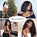 8A Brazilian Virgin Hair Deep Wave Bundles With Closure 100% Human Hair Bundles With Closure Unprocessed Virgin Hair Bundles Hair Weave Deep Curly Human Hair Extensions(14 16 18+14 free part)