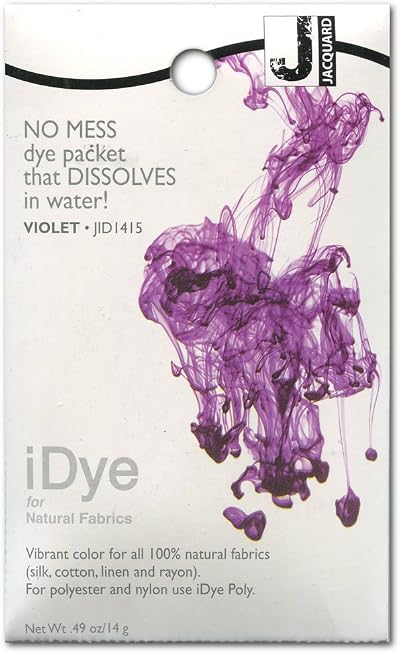 Jacquard iDye Fabric Dye Violet Soluble Pouch Stovetop 14g