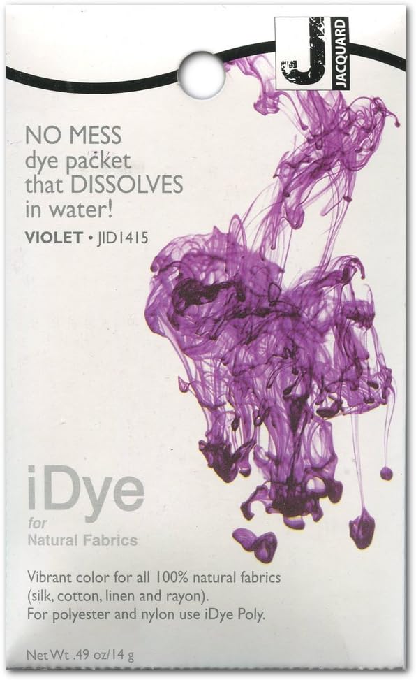 Jacquard iDye Fabric Dye Violet Soluble Pouch Stovetop 14g